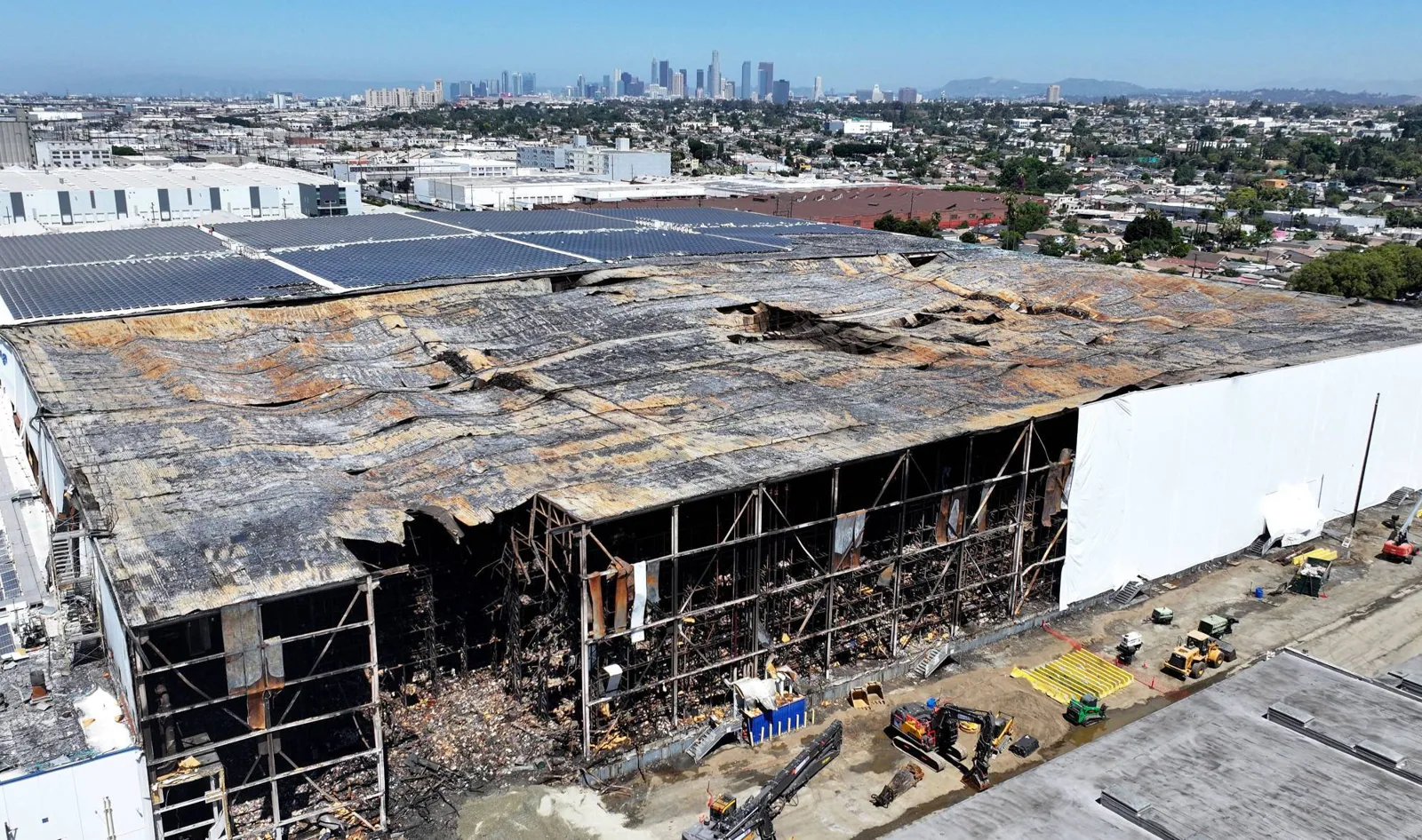 Commercial Fire Damage Roof Repair in Gresham, OR
